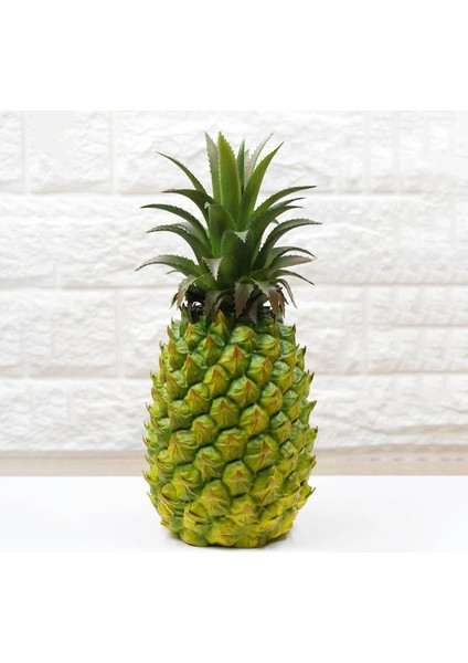 Simülasyon Ananas Heykelcik Sahte Meyve Dekoratif El Sanatları Yeşil 27X12 cm (Yurt Dışından) indirimleri