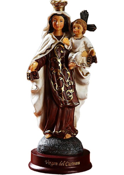 Reçine Mary Heykeli Figürler Heykel Düğün Hediyesi Noel Ev Üstü (Yurt Dışından)