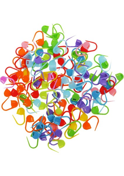 100'LÜ Paket Mini Kilitleme Ş Işaretleyicileri Örgü Ş Sayacı Çok Tığ (Yurt Dışından) fırsatları