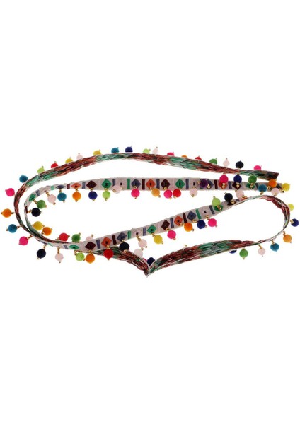 1 Yd Saçaklı Püskül Örgü Jakarlı Kurdele (Yurt Dışından) fırsatları