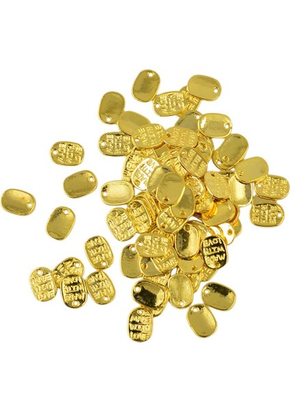 50 Takı Yapımı Için Kolye Ile Yapılmış x 8 mm Altı Altın Kolye (Yurt Dışından)