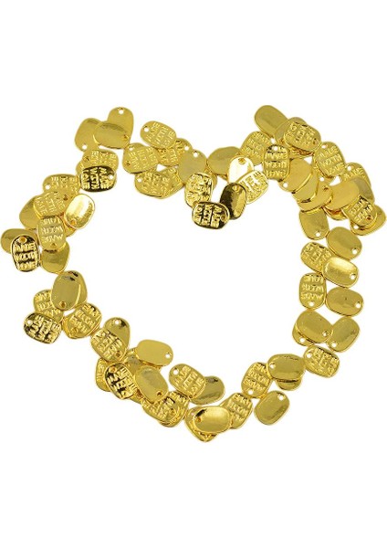 50 Takı Yapımı Için Kolye Ile Yapılmış x 8 mm Altı Altın Kolye (Yurt Dışından)