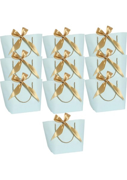 Doğum Günü Duşları Kutlamaları Için 10 Hediye Çantası Perakende Çantalar Mavi S (Yurt Dışından) fiyatları