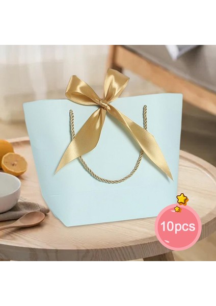 Doğum Günü Duşları Kutlamaları Için 10 Hediye Çantası Perakende Çantalar Mavi S (Yurt Dışından) fırsatları