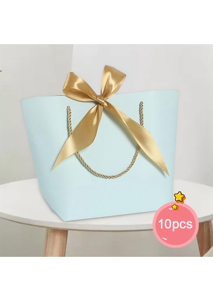 Doğum Günü Duşları Kutlamaları Için 10 Hediye Çantası Perakende Çantalar Mavi S (Yurt Dışından) indirimleri