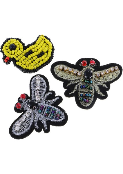 3 /takıı Ördek Yusufçuk Payetler Rhinestones (Yurt Dışından)