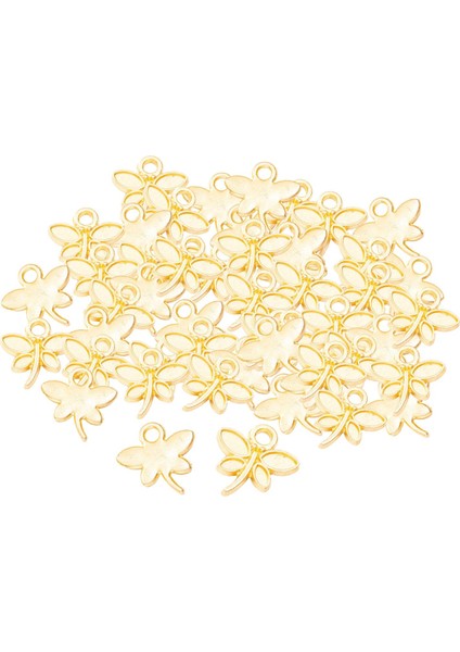 50X Retro Dragonfly Charms Dragonfly Sarkık Dıy El Sanatları Için Firkete Küpe Altın (Yurt Dışından) modelleri