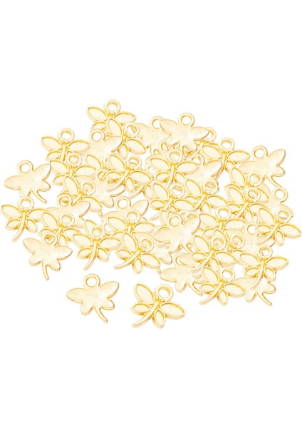 50X Retro Dragonfly Charms Dragonfly Sarkık Dıy El Sanatları Için Firkete Küpe Altın (Yurt Dışından) indirimleri