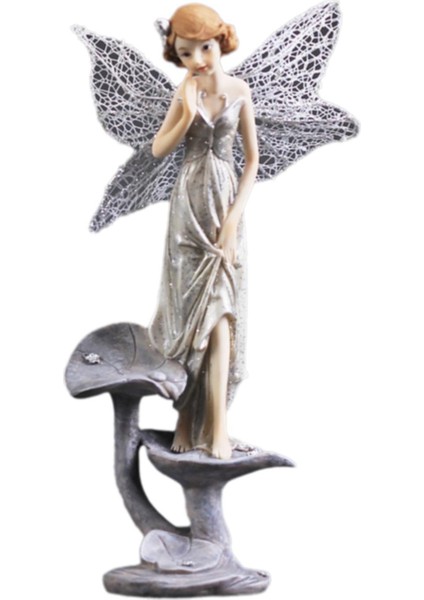 Tatil Balkonu Yatak Odası Için Minyatür Peri Heykelcik Toplama Merkez Parçası (Yurt Dışından)