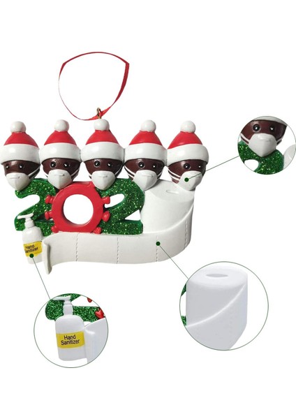 2020 Noel Kolye Noel Baba Ğı Süsleme Noel 5 Aile Üyesi (Yurt Dışından) fiyatları