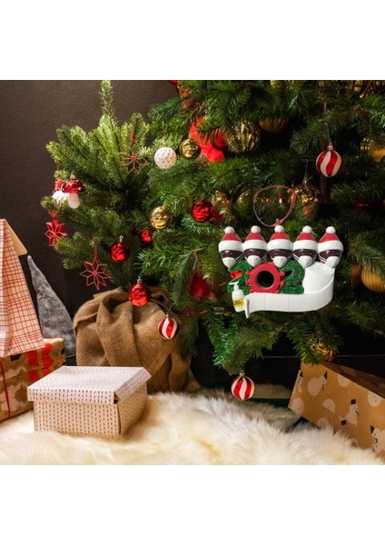 2020 Noel Kolye Noel Baba Ğı Süsleme Noel 5 Aile Üyesi (Yurt Dışından) fırsatları