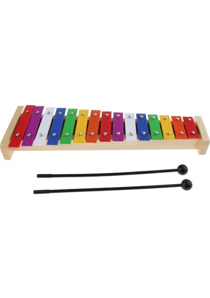 1 Set Ahş Ton Ksilofon Alüminyum Glockenspiel 2x Tokmaklı, , Çocuk (Yurt Dışından) fiyatları