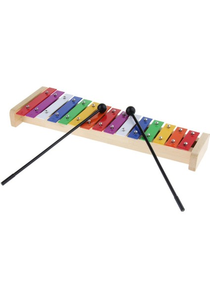 1 Set Ahş Ton Ksilofon Alüminyum Glockenspiel 2x Tokmaklı, , Çocuk (Yurt Dışından) indirimleri