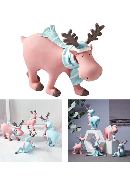 Heykelcik Heykeli Reçine Elk Heykel Ev Dekor Hediye 1 (Yurt Dışından) fırsatları