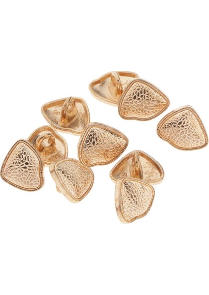 10 Adet Özel Şekil Dikiş Düğmesi Dokulu Sap Düğmesi Çanta Giyim Dekor (Yurt Dışından)