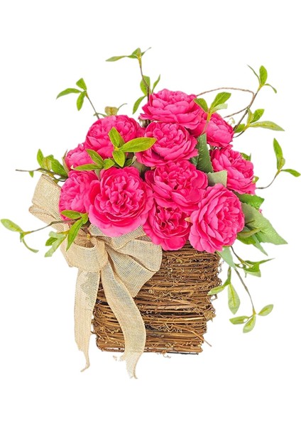 Simülasyon Çin Kapı Sepeti Çelenk 13.7 Inç Hoş Geldiniz (Yurt Dışından) fiyatları