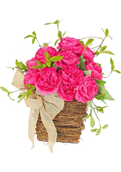 Simülasyon Çin Kapı Sepeti Çelenk 13.7 Inç Hoş Geldiniz (Yurt Dışından) modelleri