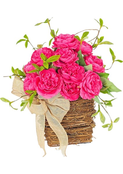 Simülasyon Çin Kapı Sepeti Çelenk 13.7 Inç Hoş Geldiniz (Yurt Dışından) indirimleri