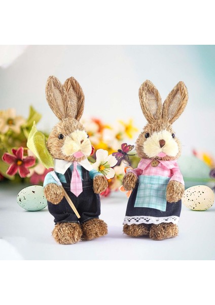 2 Paskalya Tavşanı Figürleri B Için Paskalya Hediye Süsleme (Yurt Dışından) fırsatları