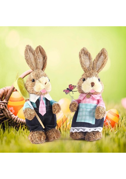 2 Paskalya Tavşanı Figürleri B Için Paskalya Hediye Süsleme (Yurt Dışından) indirimleri