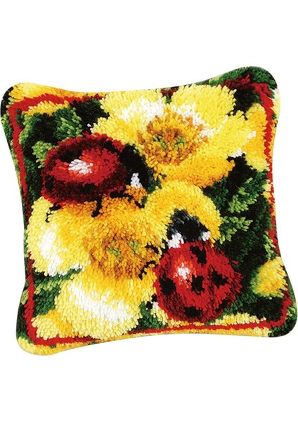 Yapımı Iılıfı ile Mandal Kancası El Sanatları 17X17 '' Lady Beetles (Yurt Dışından) indirimleri