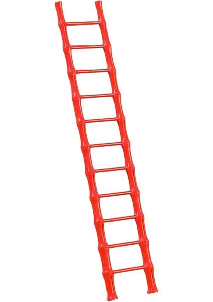 Mini Merdiven Heykelcik Minyatür Merdiven Dekorasyon Oturma Odası Kırmızı 11 Adım (Yurt Dışından)