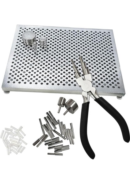 Tel Bükme Jig Tel Bükme Pensesi 30 Metal Mandal Kompakt Takı Yapımı Araçları (Yurt Dışından)