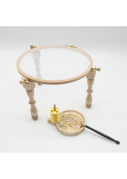 Nakış Standı Daire Ayak Seti 3 Ayak Artan Çapraz Dikiş Çemberi (Yurt Dışından) modelleri