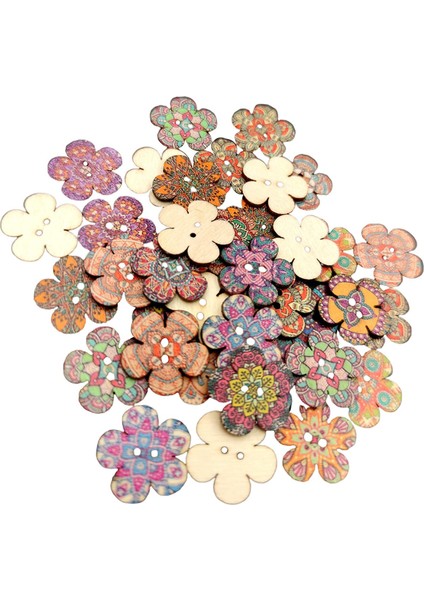 100 Ahş Ş Düğmeleri Dıy Craft Scrapbooking 1 (Yurt Dışından)