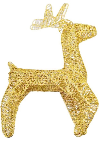 Işıklı Noel Ren Ği Veranda Ev I Altın Işık Için Büyük Metal Noel Ren Ği (Yurt Dışından) fiyatları
