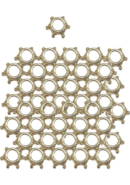 50X Taç Tasarı Kolye Takı Saç Aksesuarları Küpe Düğün Kc Altın (Yurt Dışından)