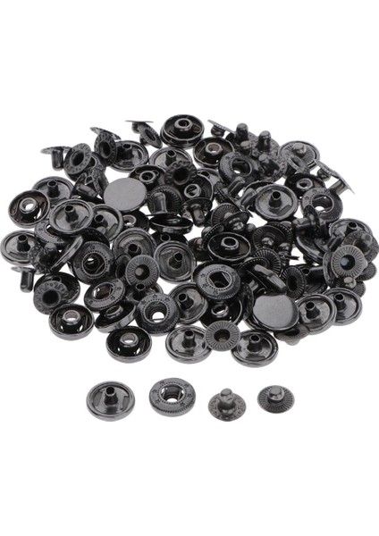 /kot Pantolon/çanta Için 30X Çıtçıı Çıtçıt Tokaları 10MM (Yurt Dışından)