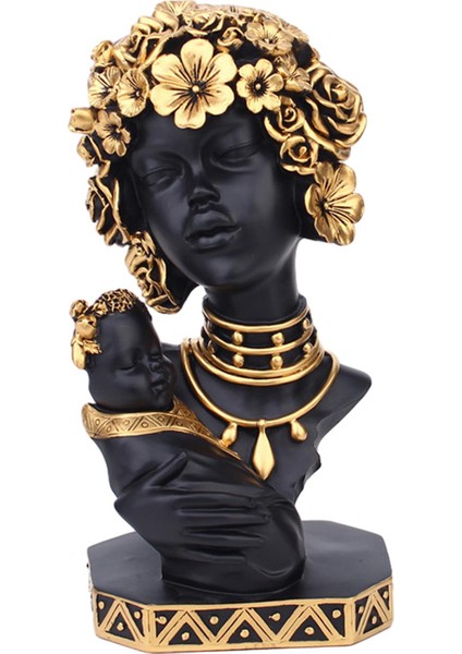 Afrika Kadın Heykeli Icı Tribal Heykelcik Odası Üstü Için (Yurt Dışından)