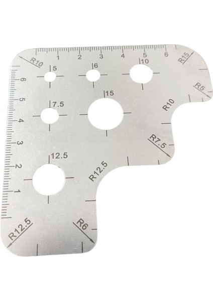 Leathercraft Çizim Cetveli Doğru Ölçüm Ş Ş (Yurt Dışından) fiyatları