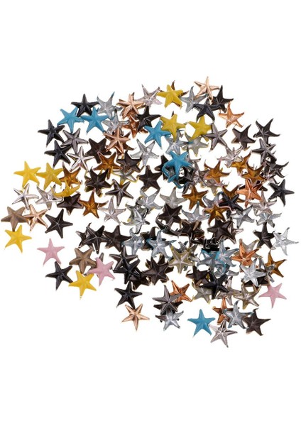 100 Çiviler Yıldız Şekli Metal Pençe Nailhead Perçin (Yurt Dışından)