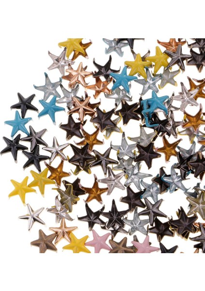 100 Çiviler Yıldız Şekli Metal Pençe Nailhead Perçin (Yurt Dışından) indirimleri