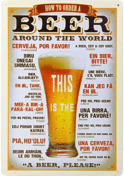 - Retro Metal Dekoratif Sac 9 (Yurt Dışından)