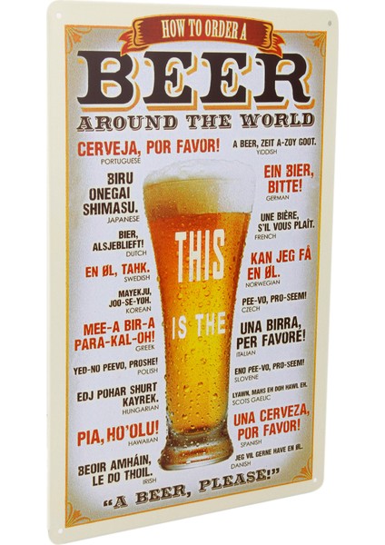 - Retro Metal Dekoratif Sac 9 (Yurt Dışından) fırsatları