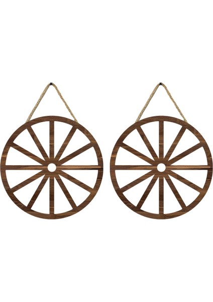 Stüdyo Tatilleri Için 2 Ahşap Tekerleği Dekoratif Asılı (Yurt Dışından) fiyatları