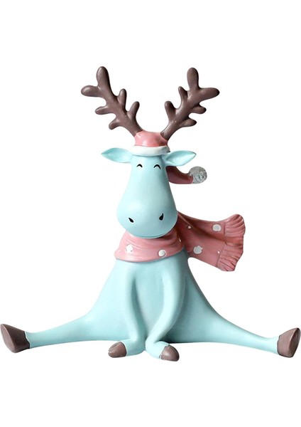 Geyik Heykeli Elk Heykel Süsleme Ev Oturma Odası Üstü Dekor (Yurt Dışından)