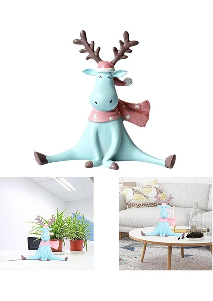 Geyik Heykeli Elk Heykel Süsleme Ev Oturma Odası Üstü Dekor (Yurt Dışından) fırsatları