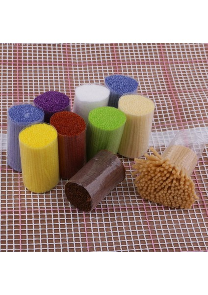 Çocuklar/şkinler Için Dıy Mandal Halı Yapımı El Sanatları 17 Inç x 17 Inç Karikatür Baykuş (Yurt Dışından) fırsatları