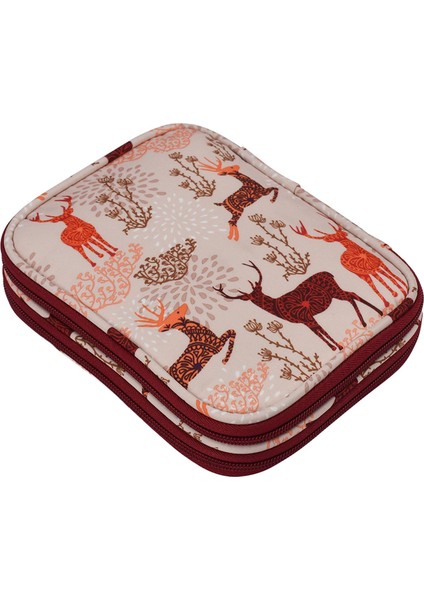 Tığ Ilıfı, Örgü Kılıfı, Yuvarlak Örgü Çantası, Kızıl Geyik (Yurt Dışından)