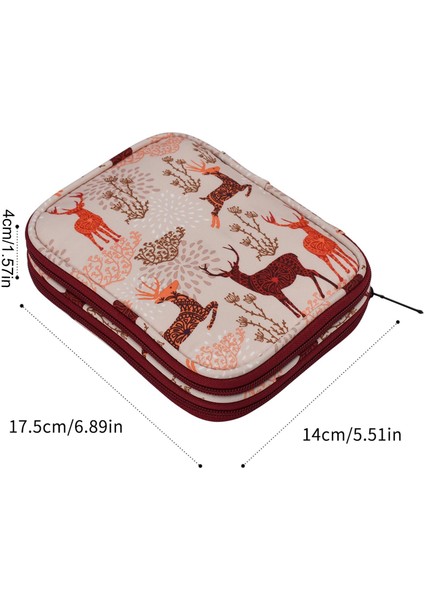 Tığ Ilıfı, Örgü Kılıfı, Yuvarlak Örgü Çantası, Kızıl Geyik (Yurt Dışından) indirimleri