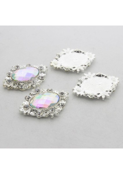 10'lu Paket Cabochons Sırt Süslemeli Ş Ab (Yurt Dışından)