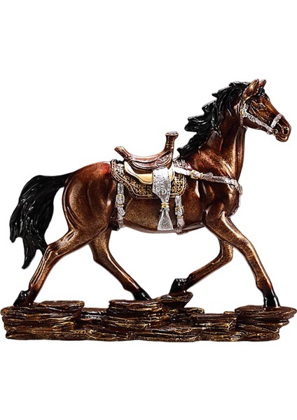 At Heykeli Dekorasyonu Fengshui Dekoru Yoga Stüdyoları Için 28X9.5X24.8CM (Yurt Dışından) indirimleri