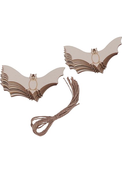 Tamamlanmamış Kesikler Şekil 30X Icı Hediye Etiketleri Ahşap El Sanatları Asılı (Yurt Dışından) fırsatları