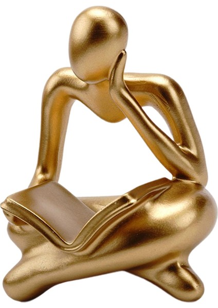 Tezgah Ofis Otel Aureate Için Modern Özet Düşünür Heykeli Dekorasyon Hediyesi (Yurt Dışından)