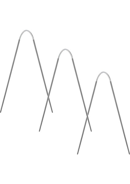 3x Dairesel Kablo Örgü Seti Eşarp Süvarisi Için Profesyonel El Sanatları 2.5 mm (Yurt Dışından) fiyatları