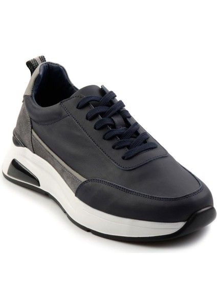 Lacivert Leather Erkek Sneaker E01589511703